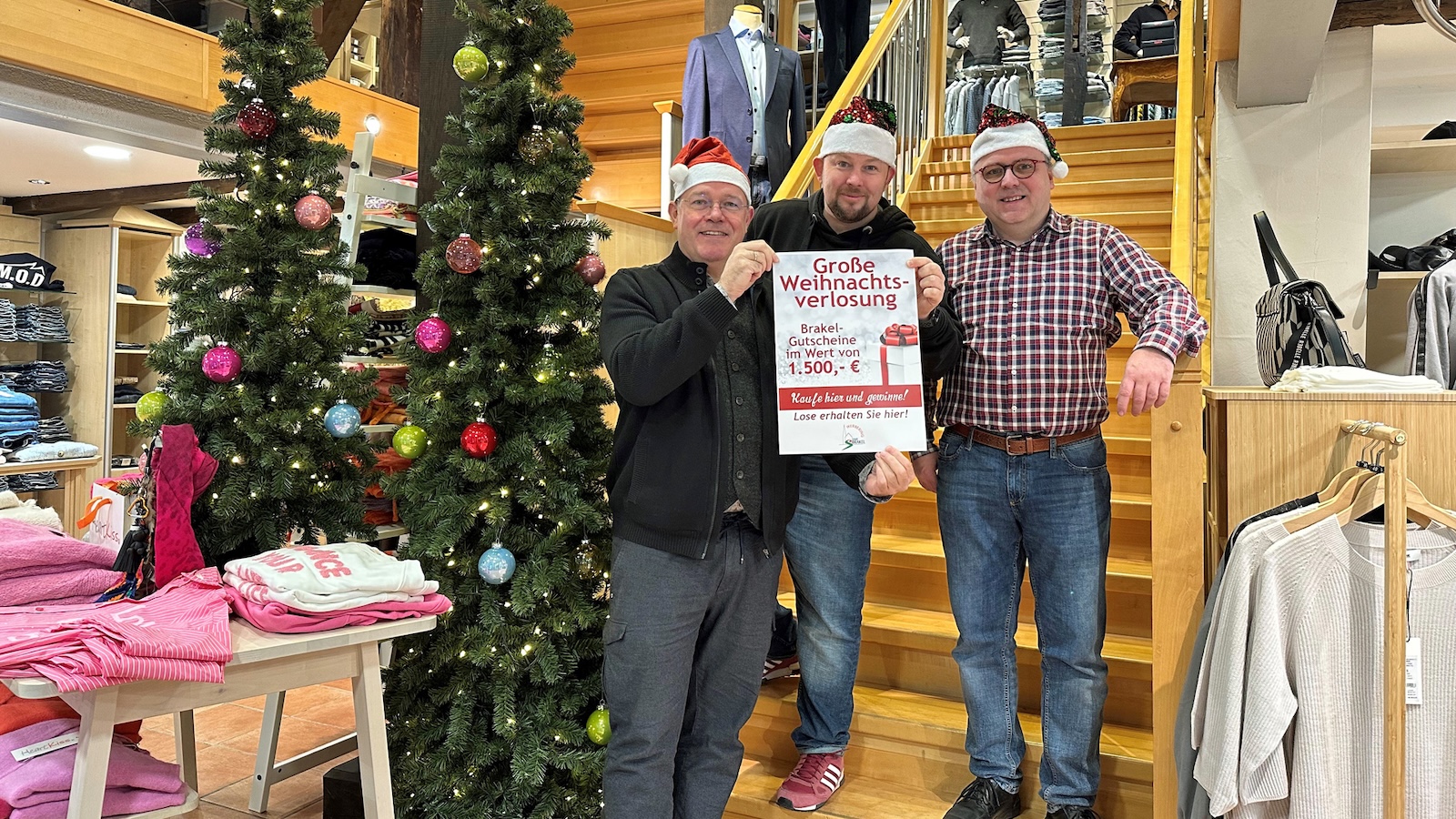 Weihnachtsverlosung des Werberings Brakel: 15 Geschäfte machen mit